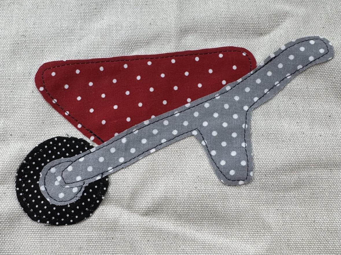 Garden tools applique pattern